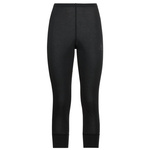 Legginsy termoaktywne damskie 3/4 Odlo Active Warm Eco spodnie sportowe utrzymujące ciepło czarne (159131/15000)