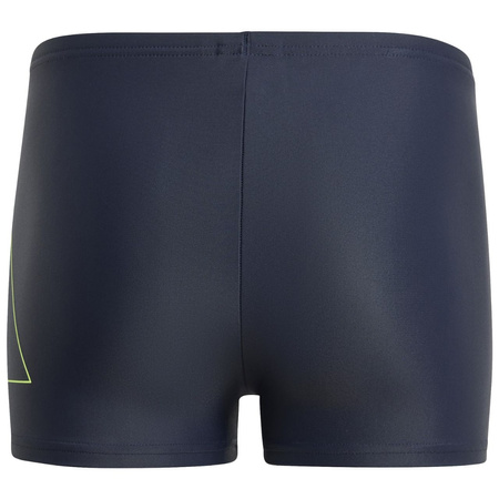 Spodenki kąpielowe dla chłopca adidas Performance Big Bars Swim granatowe (IT2693)