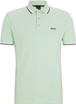 Koszulka Polo męska BOSS Paddy Open Green regular fit zielona (50469055-388)