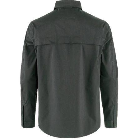 Koszula z długim rękawem męska Fjällräven Abisko Trail Shirt LS M Dark Grey (F12600194-030)