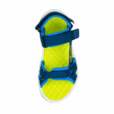 Sandały sportowe dziecięce dla chłopca/dziewczynki Trollkids Kids Oslofjord Sandal navy/lime (268-100)