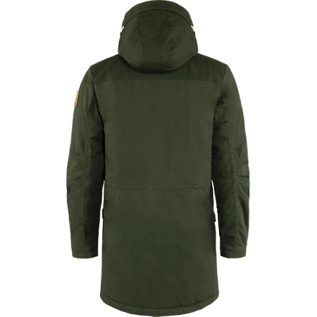 Kurtka wełniana ocieplana męska Fjällräven Singi Wool Padded Parka M Deep Forest (F81919-662)