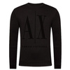 Bluza męskie Armani Exchange FELPA Czarny (8NZMPD-ZJ1ZZ-1200)