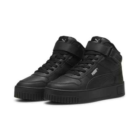 Wyprzedaż - Sneakersy damskie Puma Carina Street Mid WTR buty sportowe wysokie za kostkę czarne (398050-01)