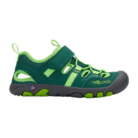 Sandały sportowe dziecięce dla chłopca/dziewczynki Trollkids Kids Kroksand Sandal dark green/light green (266-309)