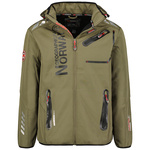 Softshell Geographical Norway ROYAUTE DB KAKI-NOIR MEN 068 khaki / czarny męska (WY1997H/GN-Kaki / Black)
