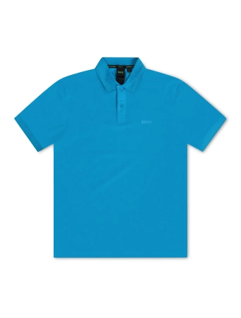 Koszulka Polo męska BOSS Pio 1 Turquoise/Aqua regular fit turkusowa (50507583-442)