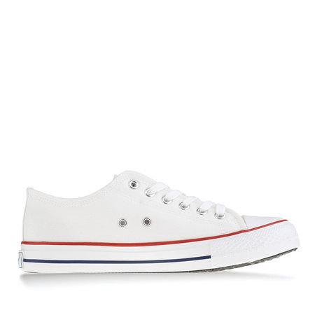 Trampki męskie Monotox NORRIS LOW M WHITE Biały (M-FT-01WHITE)