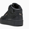 Sneakersy damskie Puma Carina Street MID za kostkę skórzane czarne (392337-02)