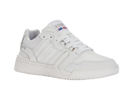 Wyprzedaż - Sneakersy męskie K-Swiss SI-18 Rival buty sportowe skórzane tenisówki białe (08531-101-M)