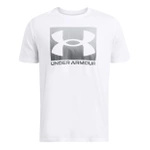 Koszulka sportowa męska Under Armour UA Boxed Sports t-shirt treningowy biały (1386793-100)