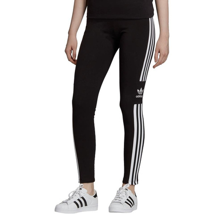 Spodnie damskie czarne adidas Trefoil Tight (DV2636)