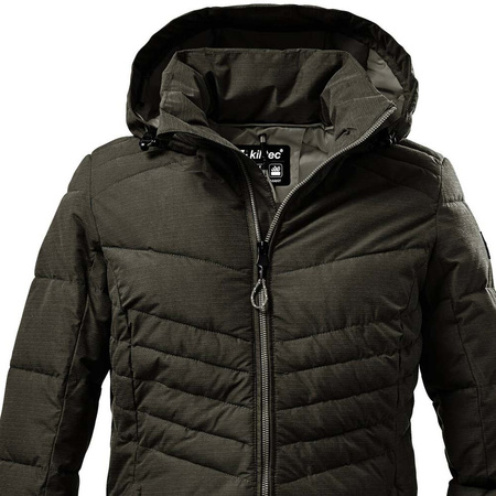 Wyprzedaż - Parka zimowa damska Killtec KOW 150 wodoodporny do outdooru zielona (37421/756)