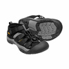 Sandały trekkingowe dziecięce na lato Keen Newport H2 Black/Keen Yellow czarne (KE-1022838)