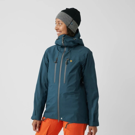 Kurtka softshell damska Fjällräven Bergtagen Eco-Shell Jacket W Mountain Blue (F86631-570)