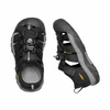 Sandały trekkingowe dziecięce na lato Keen Newport H2 Black/Keen Yellow dla dzieci (KE-1022824)