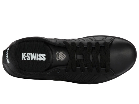 Męskie sneakersy K-Swiss COURT TIEBREAK II BLACK/BLACK/BLACK-M (04413-010-M)