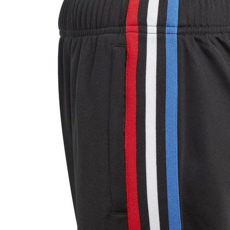 Spodnie chłopięce Adidas Originals TRACKPANT dopasowane dresy z trzema paskami czarne (GN7485)