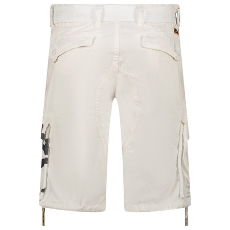 Bermudy Geographical Norway PASTEQUE EO MEN 063 biały męska (SX1425H/GNO-White)