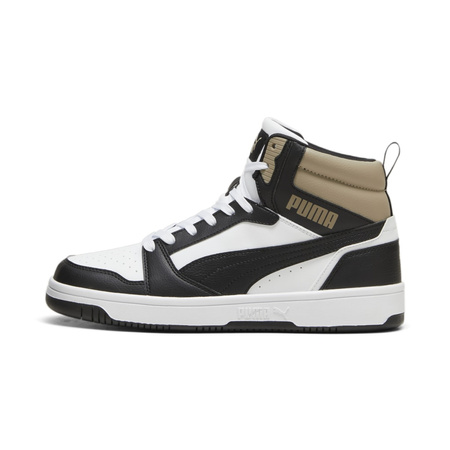 Wyprzedaż - Sneakersy męskie Puma Rebound v6 wysokie za kostkę białe (392326-22)