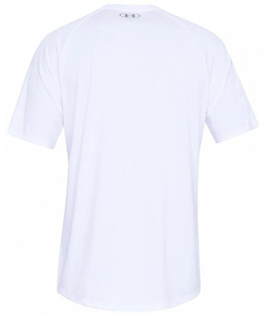 Wyprzedaż - Koszulka sportowa męska Under Armour UA Tech SS Tee biała (1326413-100)