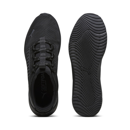 Wyprzedaż - Buty sportowe męskie Puma Softride Astro Slip Black Cool Dark oddychające czarne (378799-01)