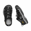 Sandały trekkingowe dziecięce na lato Keen Newport H2 Black/Keen Yellow czarne (KE-1022838)