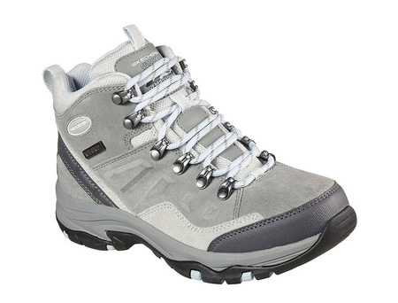 Wyprzedaż - Buty hikingowe damskie Skechers Relaxed Fit Trego Rocky Mountain RM turystyczne (158258-GRY)
