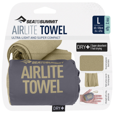 Wyprzedaż - Ręcznik szybkoschnący Sea To Summit Airlite Towel turystyczny na siłownię trening (AAIR/DS)
