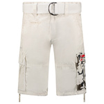Bermudy Geographical Norway PASTEQUE EO MEN 063 biały męska (SX1425H/GNO-White)