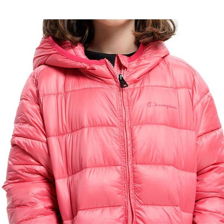 Kurtka Champion Legacy HOODED JACKET Różowy (306197PS171)