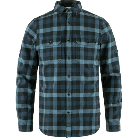 Koszula z długim rękawem męska Fjällräven Skog Shirt M Indigo Blue-Dark Navy (F81353-534-555)