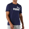 Męska koszulka PUMA ESS Logo TEE bawełniana granatowa (586666-06)