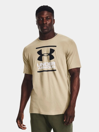 Koszulka męska UNDER ARMOUR GL Foundation sportowa oddychająca beżowa (1326849-300 )