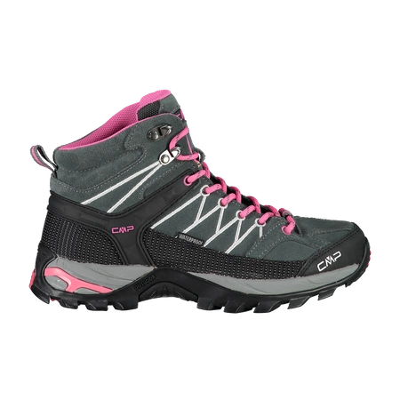 Buty trekkingowe damskie CMP Rigel Mid Wmn Trekking wodoodporne szare (3Q12946-103Q)