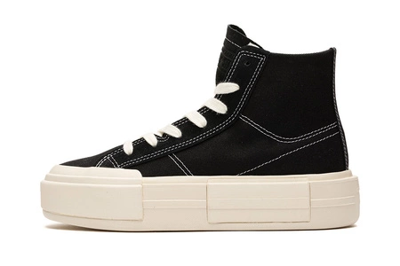 Wyprzedaż - Buty sportowe damskie Converse Chuck Taylor Cruise W trampki wysokie za kostkę czarne (A04689C)