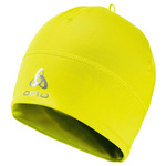 Czapka sportowa unisex Odlo Hat Polyknit Fan Warm Eco elastyczny oddychający materiał z odblaskami żółta (762670/50016/UNI)