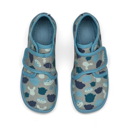 Buty Affenzahn barefoot Slipper Cotton Movy rekin (01398-30231)