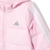 Kurtka dla dzieci adidas Essentials 3-Stripes różowa (JW2442)