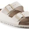 Klapki Birkenstock damskie Arizona Vegan Women Textile Narrow Eggshell na wąską stopę wegańskie (1022679)