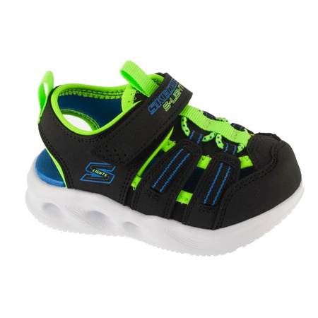 Skechers S-Lights: Sola Glow Sandal - Hyper-Coast 407033N-BKLM Czarne 22 (407033N-BKLM)