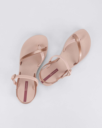 Klapki plażowe damskie Ipanema Fashion Sandal sandały japonki różowe (82842-AR640)