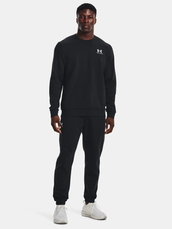 Bluza męska UNDER ARMOUR Essential Fleece Crew sporotwa czarna (1374250-001 )