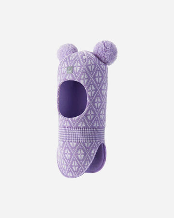 Wyprzedaż - Kominiarka zimowa dziecięca Reima Kuuraan Blooming Lilac dla dziewczynki/chłopca fioletowa (5300214A-5451)