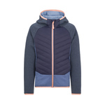 Kurtka przejściowa polarowa dziecięca dla dziewczynki Trollkids Girls Sirdal Jacket navy/lotus blue/dahlia (622-186)