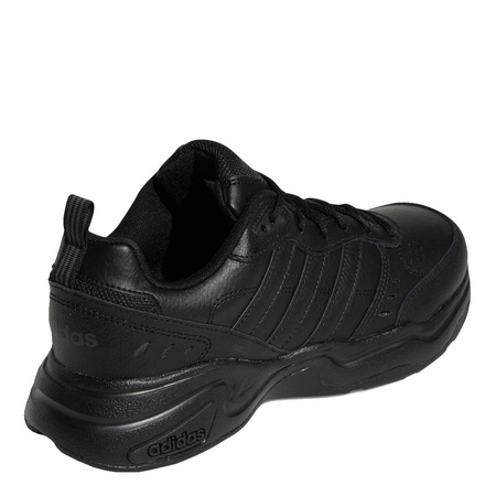 Sneakersy męskie czarne adidas STRUTTER buty sportowe skórzane (EG2656)