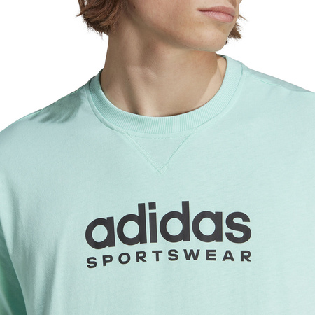 Koszulka męska adidas All SZN Graphic Tee miętowa (IC9814)