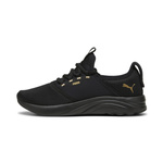 Buty sportowe damskie Puma Softride Aria Wn S Black Gold sneakersy czarne (309823-02)