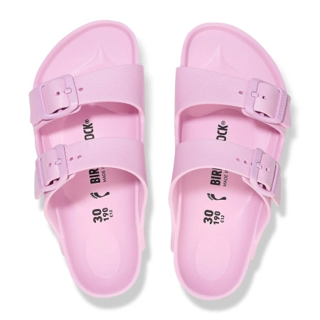 Klapki dziecięce Birkenstock Arizona EVA Kids Fondant Pink na wąską stopę (1026649)