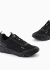 Sneakersy męskie EA7 Emporio Armani Ultimate C2 Kombat buty sportowe czarne (X8X154-XK357-M826)